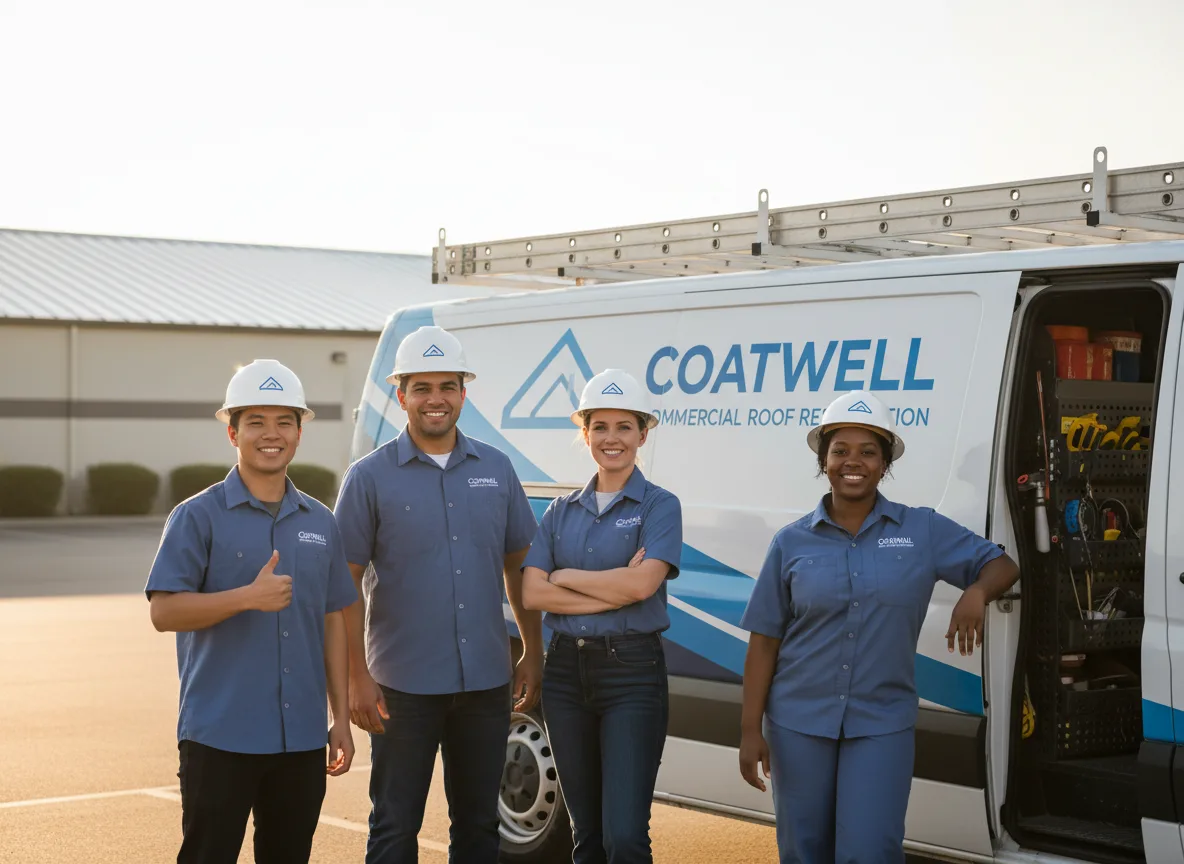 Commercial roof coating company in Yantic, CT
